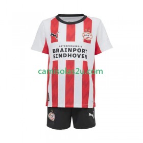 Camisolas de futebol PSV Eindhoven Criança Equipamento Principal 2025/26 Manga Curta